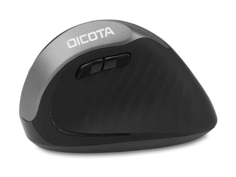 DICOTA Relax - Mysz - ergonomiczna - praworęczna - 5 przyciski - bezprzewodowa - odbiornik bezprzewodowy USB - czarny
