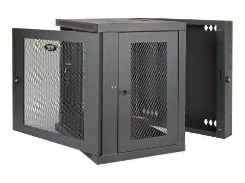 Eaton Tripp Lite Series 10U Wall Mount Rack Enclosure Server Cabinet Hinged w/ Door & Sides - Stojak szafa - do montażu na ścian