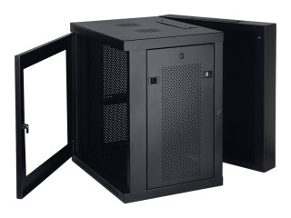 Eaton Tripp Lite Series 12U Wall Mount Rack Enclosure Server Cabinet Hinged Swinging Acrylic Window - Stojak szafa - do montażu 