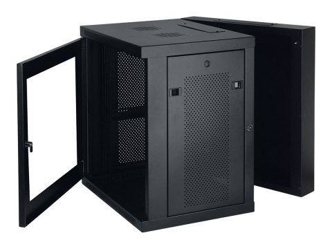 Eaton Tripp Lite Series 12U Wall Mount Rack Enclosure Server Cabinet Hinged Swinging Acrylic Window - Stojak szafa - do montażu 