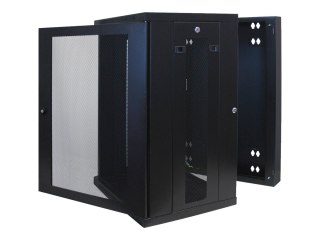 Eaton Tripp Lite Series 18U Wall Mount Rack Enclosure Server Cabinet Hinged w/ Door & Sides - Stojak szafa - do montażu na ścian