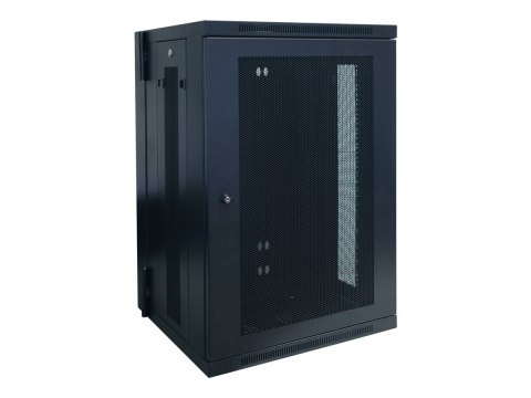 Eaton Tripp Lite Series 18U Wall Mount Rack Enclosure Server Cabinet Hinged w/ Door & Sides - Stojak szafa - do montażu na ścian