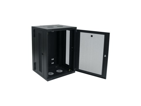 Eaton Tripp Lite Series 18U Wall Mount Rack Enclosure Server Cabinet Hinged w/ Door & Sides - Stojak szafa - do montażu na ścian