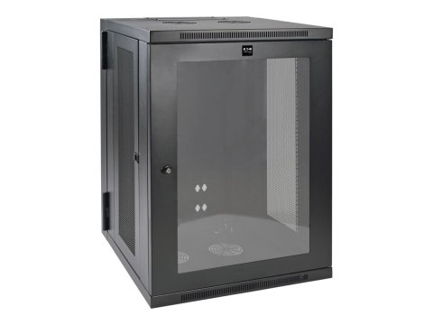 Eaton Tripp Lite Series 18U Wall Mount Rack Enclosure Server Cabinet w Hinged Acrylic Window - Stojak szafa - do montażu na ścia