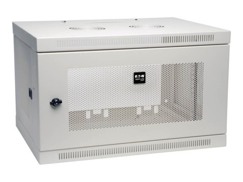 Eaton Tripp Lite Series 6U Wall Mount Rack Enclosure Server Cabinet Wallmount Doors Sides White - Stojak szafa - do montażu na ś