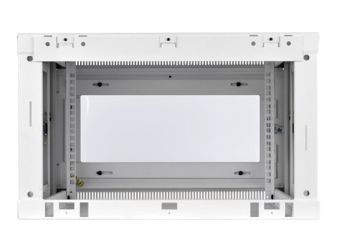 Eaton Tripp Lite Series 6U Wall Mount Rack Enclosure Server Cabinet White w/ Acrylic Glass Door - Stojak szafa - do montażu na ś