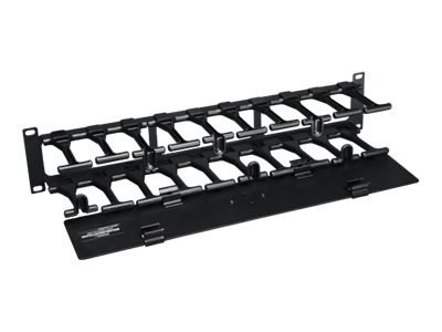 Eaton Tripp Lite Series Rack Enclosure Horizontal Cable Manager Steel w Finger Duct 2URM - Kanał do porządkowania porządkowania 