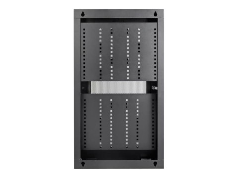 Eaton Tripp Lite Series SmartRack 3U Low-Profile Vertical-Mount Switch-Depth Wall-Mount Structured Wiring Enclosure, Adjustable 