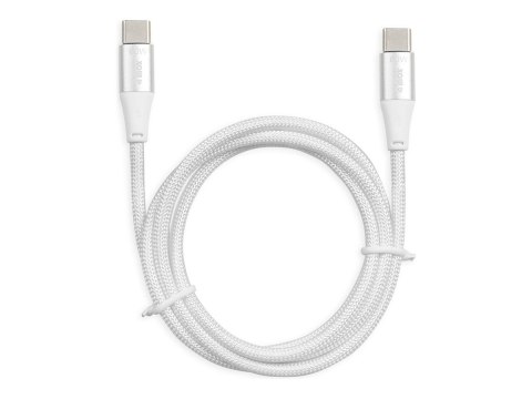 IBOX - Kabel USB - USB-C (M) do USB-C (M) - USB 2.0 - 20 V - 3 A - 1 m - USB Power Delivery (60W) - biały
