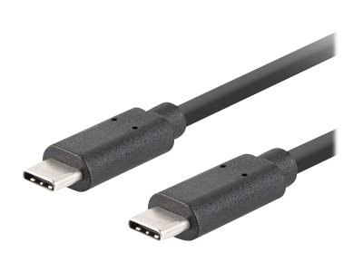 Lanberg - Kabel USB - USB-C (M) do USB-C (M) - USB 3.1 Gen 2 - 20 V - 5 A - 1.8 m - Zasilanie USB (100 W), obsługa Power Deliver