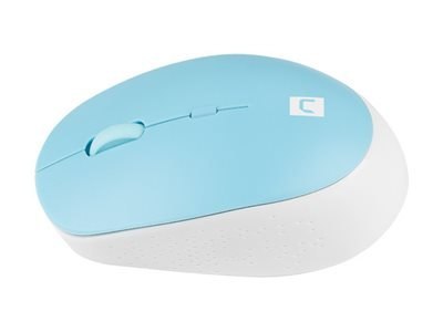 Natec Harrier 2 - Mysz - optyczna - 4 przyciski - bezprzewodowa - Bluetooth 5.1 - biały, niebieski