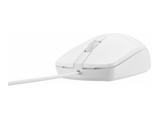 Natec Ruff 2 - Mysz - optyczna - 3 przyciski - przewodowa - USB - biały