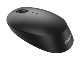Philips SPK7307B - 3000 Series - mysz - ergonomiczna - prawo i leworęczna - optyczna - 3 przyciski - bezprzewodowa - 2.4 GHz - o
