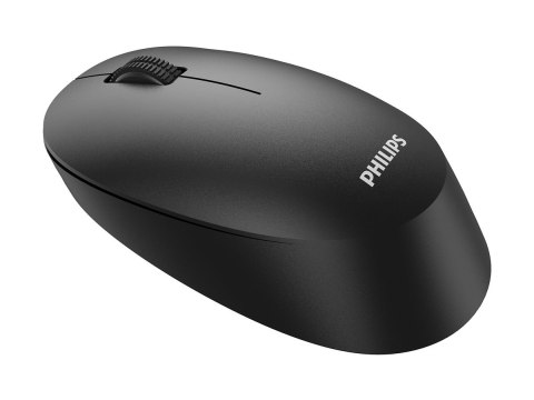 Philips SPK7307BL - 3000 Series - mysz - ergonomiczna - prawo i leworęczna - optyczna - 3 przyciski - bezprzewodowa - 2.4 GHz - 