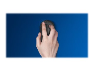 Philips SPK7407B - 4000 Series - mysz - ergonomiczna - prawo i leworęczna - optyczna - 4 przyciski - bezprzewodowa - 2.4 GHz, Bl
