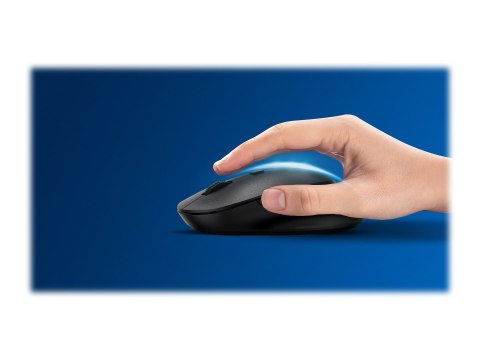 Philips SPK7407B - 4000 Series - mysz - ergonomiczna - prawo i leworęczna - optyczna - 4 przyciski - bezprzewodowa - 2.4 GHz, Bl