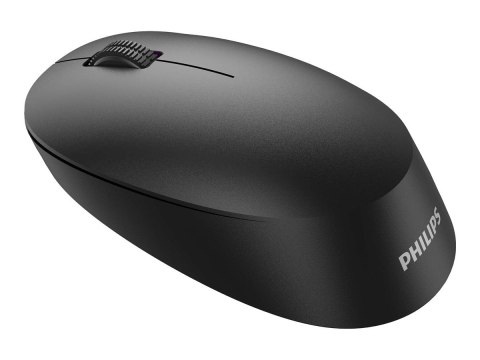 Philips SPK7407B - 4000 Series - mysz - ergonomiczna - prawo i leworęczna - optyczna - 4 przyciski - bezprzewodowa - 2.4 GHz, Bl