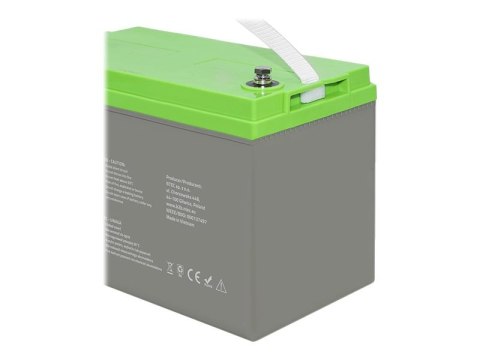 Qoltec - Bateria do UPSa - 30,5 kg, żel głębokiego cyklu - 1 x bateria - żel - 100 Ah