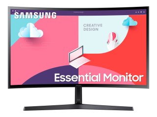Samsung S24C366EAU - S36C Series - monitor LED - zaokrąglony - 24" - 1920 x 1080 Full HD (1080p) @ 75 Hz - VA - 250 cd/m² - 3000