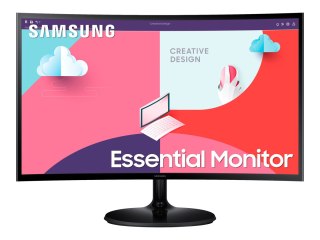 Samsung S27C360EAU - S36C Series - monitor LED - zaokrąglony - 27" - 1920 x 1080 Full HD (1080p) @ 75 Hz - VA - 250 cd/m² - 3000