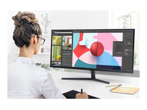 Samsung ViewFinity S5 S34C500GAU - S50GC Series - monitor LED - 34" - 3440 x 1440 UWQHD @ 100 Hz - VA - 300 cd/m² - 3000:1 - HDR