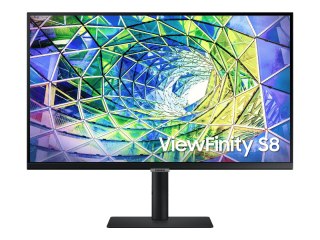 Samsung ViewFinity S8 S27A800UJP - S80UA Series - monitor LED - 27" - 3840 x 2160 4K @ 60 Hz - IPS - 300 cd/m² - 1000:1 - HDR10 