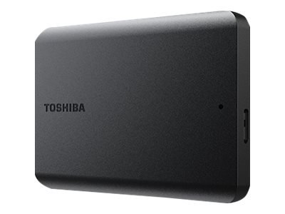Toshiba Canvio Basics - Dysk twardy - 1 TB - zewnętrzny (przenośne) - 2,5" - USB 3.2 Gen 1 / USB 2.0 - czarny mat