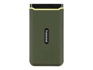 Transcend ESD380C - SSD - 4 TB - zewnętrzny (przenośne) - USB 3.2 Gen 2x2 - zieleń wojskowa