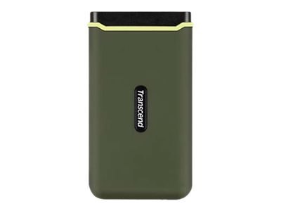 Transcend ESD380C - SSD - 4 TB - zewnętrzny (przenośne) - USB 3.2 Gen 2x2 - zieleń wojskowa