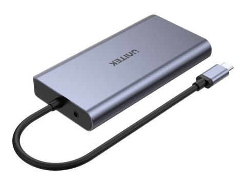 Unitek uHUB O8+ - Stacja dokująca - USB-C - HDMI, VGA - 1GbE