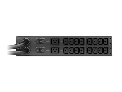 APC NetShelter - Przełącznik transferu automatycznego (montowany w stojaku) - AC 207-253 V - 7400 VA - 1 faza - Ethernet 10/100/