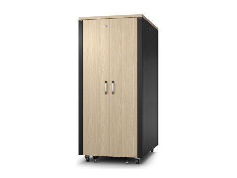 APC NetShelter - Stojak - dźwiękoszczelny - AC 230 V - klon - 32U - 19"