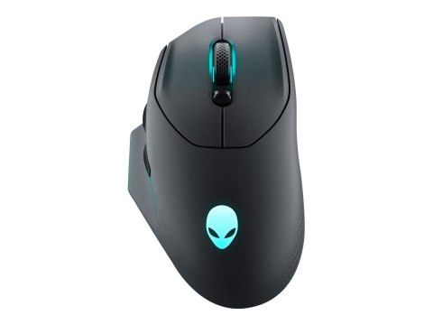 Alienware AW620M - Mysz - praworęczna - optyczna - 7 przyciski - przewodowa, bezprzewodowa - USB, 2.4 GHz - Ciemna Strona Księży