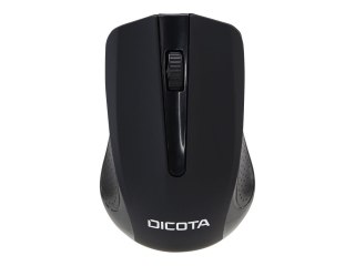 DICOTA Comfort - Mysz - optyczna - bezprzewodowa - odbiornik bezprzewodowy USB - czarny