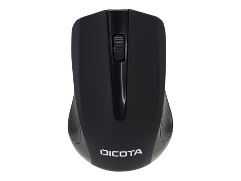 DICOTA Comfort - Mysz - optyczna - bezprzewodowa - odbiornik bezprzewodowy USB - czarny