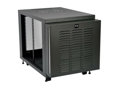 Eaton Tripp Lite Series 12U Industrial Rack Floor Enclosure Server Cabinet Doors & Sides - Stojak szafa - czarny - 12U - 19"