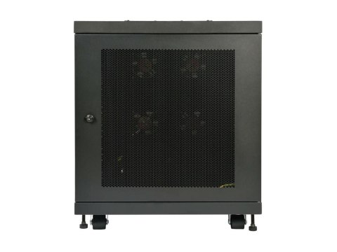 Eaton Tripp Lite Series 12U Industrial Rack Floor Enclosure Server Cabinet Doors & Sides - Stojak szafa - czarny - 12U - 19"