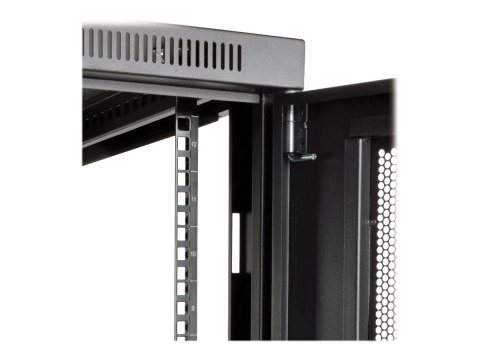 Eaton Tripp Lite Series 12U Rack Enclosure Server Cabinet Doors & Sides 300lb Capacity - Stojak szafa - czarny - 12U - 19"