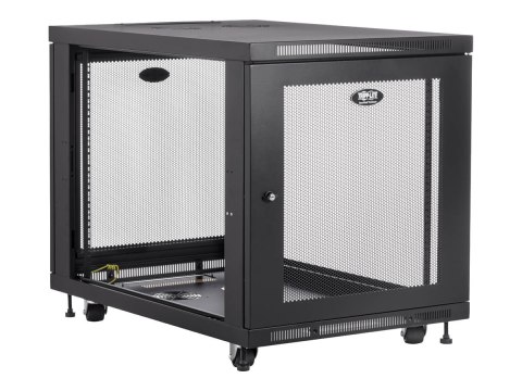 Eaton Tripp Lite Series 12U Rack Enclosure Server Cabinet Doors & Sides 300lb Capacity - Stojak szafa - czarny - 12U - 19"