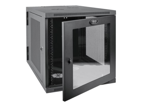 Eaton Tripp Lite Series 12U Wall Mount Rack Enclosure Hinged 33" Depth w Acrylic Window - Stojak szafa - do montażu na ścianie -