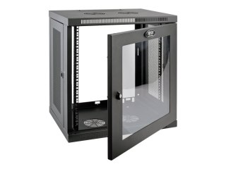 Eaton Tripp Lite Series 12U Wall Mount Rack Enclosure Server Cabinet w/ Glass Front Door - Stojak szafa - do montażu na ścianie 