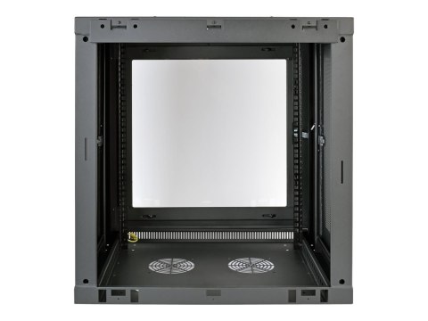 Eaton Tripp Lite Series 12U Wall Mount Rack Enclosure Server Cabinet w/ Glass Front Door - Stojak szafa - do montażu na ścianie 