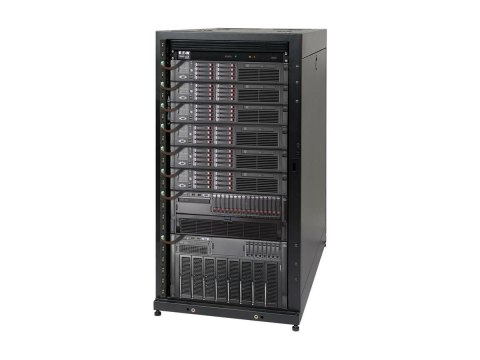 Eaton Tripp Lite Series 25U Rack Enclosure Server Cabinet w Doors & Sides -Special Price - Stojak szafa - czarny - 25U - 19"