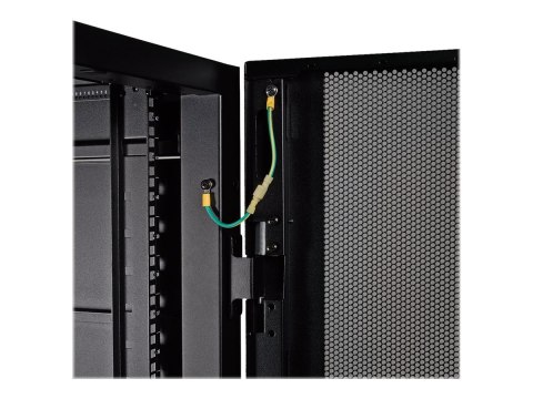 Eaton Tripp Lite Series 42U Rack Enclosure Server Cabinet Co-Location w/ Doors & Sides - Stojak szafa - czarny - 42U