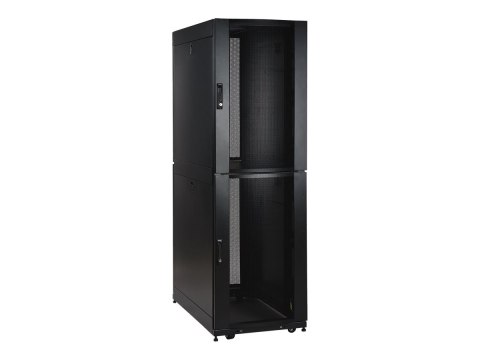 Eaton Tripp Lite Series 42U Rack Enclosure Server Cabinet Co-Location w/ Doors & Sides - Stojak szafa - czarny - 42U