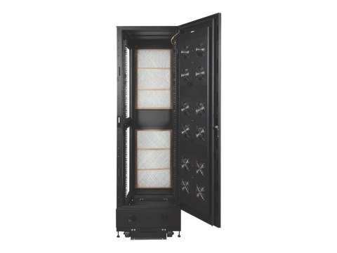 Eaton Tripp Lite Series 42U Rack Enclosure Server Cabinet Industrial - Stojak szafa - czarny - 42U - 19"