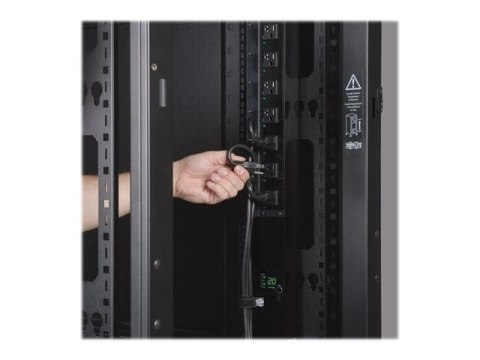 Eaton Tripp Lite Series 42U Rack Enclosure Server Cabinet w/ Doors & Sides Seismic - Stojak szafa - czarny - 42U - 19"