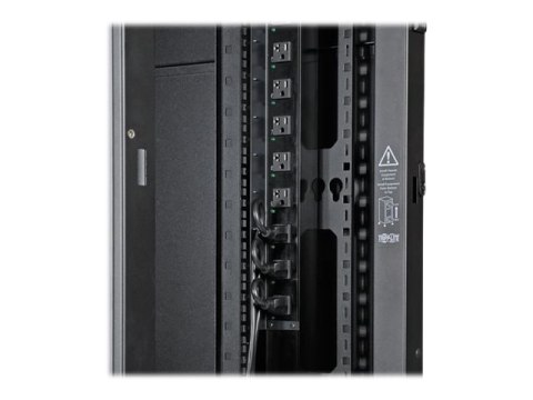 Eaton Tripp Lite Series 45U Rack Enclosure Server Cabinet 48" Depth 30" Wide Drs & Sides - Stojak szafa - czarny - 45U