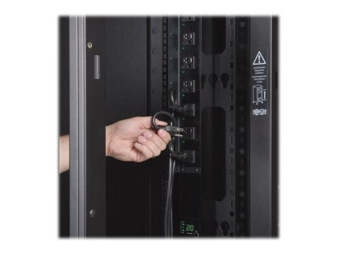 Eaton Tripp Lite Series 45U Rack Enclosure Server Cabinet 48" Depth 30" Wide Drs & Sides - Stojak szafa - czarny - 45U