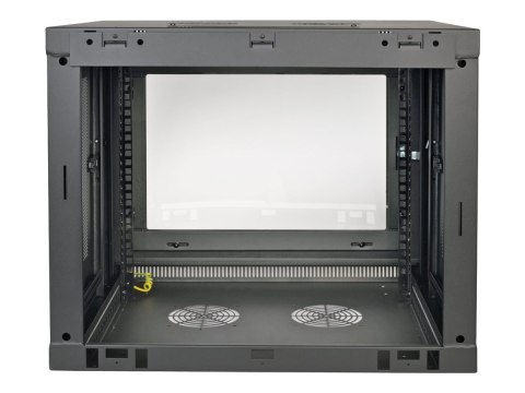 Eaton Tripp Lite Series 9U Wall Mount Rack Enclosure Server Cabinet w/ Acrylic Glass Front Door - Stojak szafa - do montażu na ś